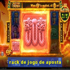 rack de jogo de aposta